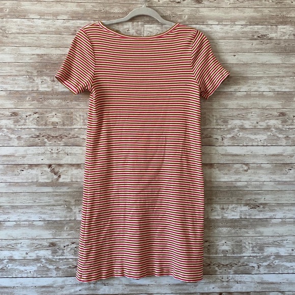 Striped Madewell Swingy Tee Dress - XS - Picture 5 of 7
